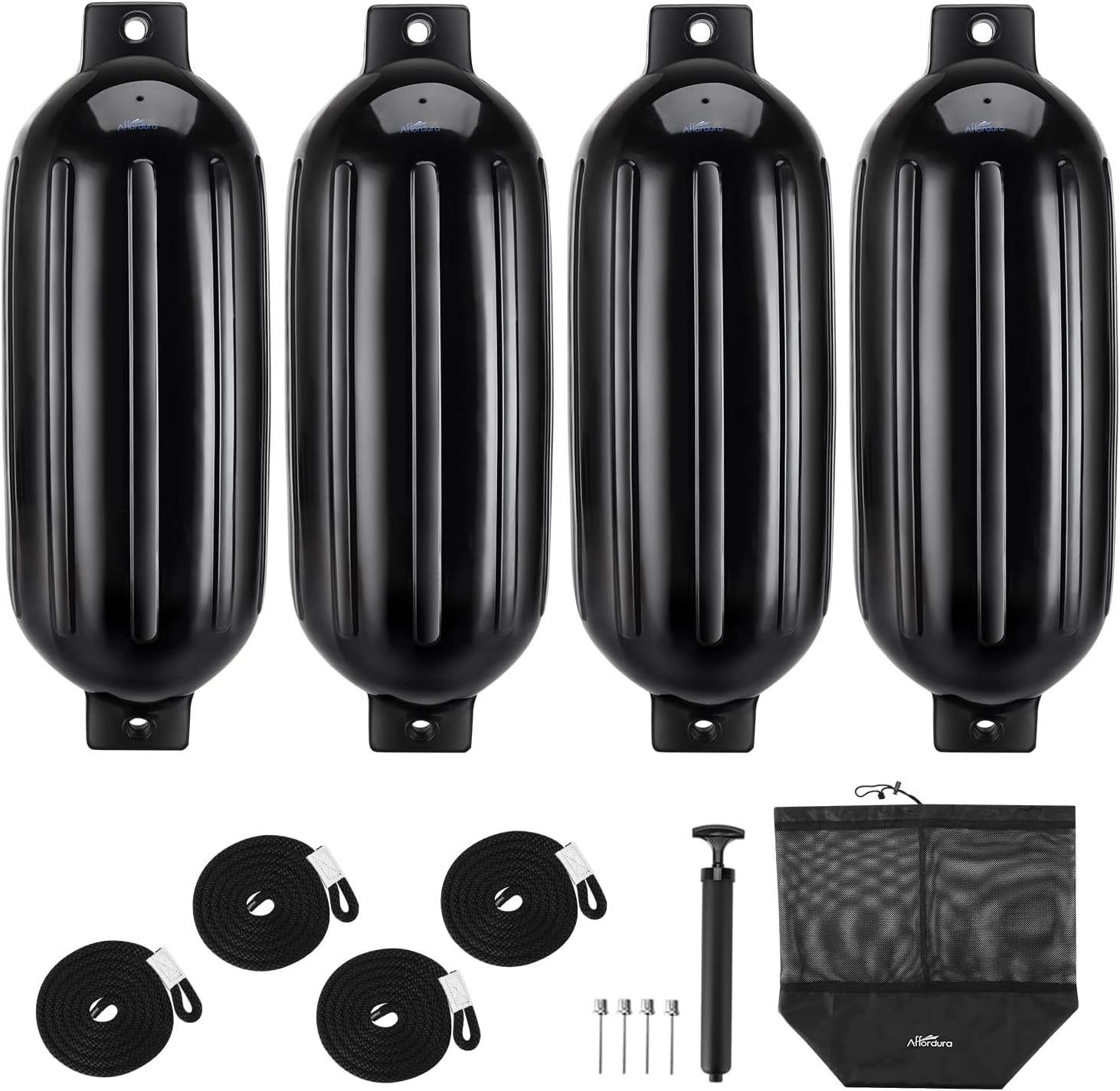Affordura Boat Fender 4 Pack Bumpers for Safe Docking