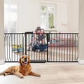 HOOOEN 30in Extra Wide Baby Gate 86 to 105in - Secure Large Openings
