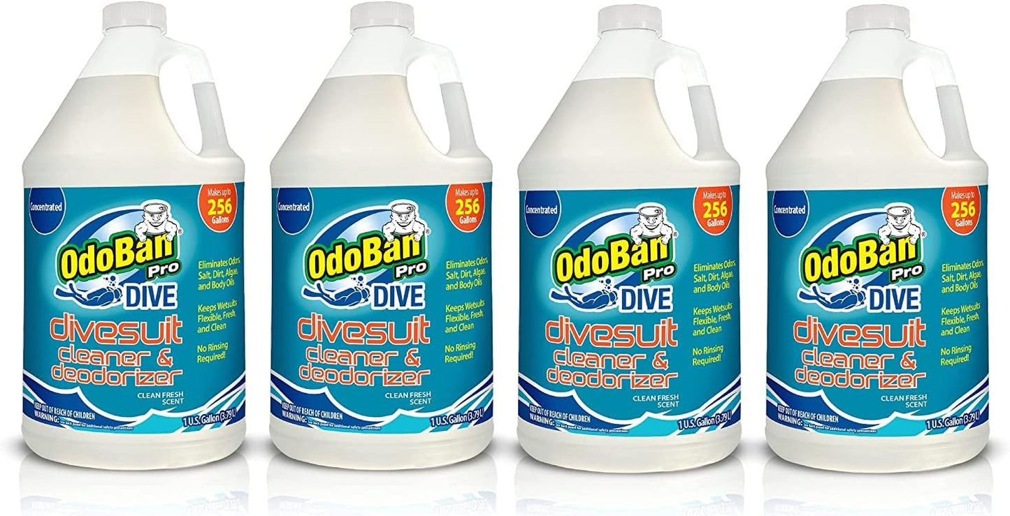 OdoBan Dive No-Rinse Wetsuit Cleaner Concentrate for Divers