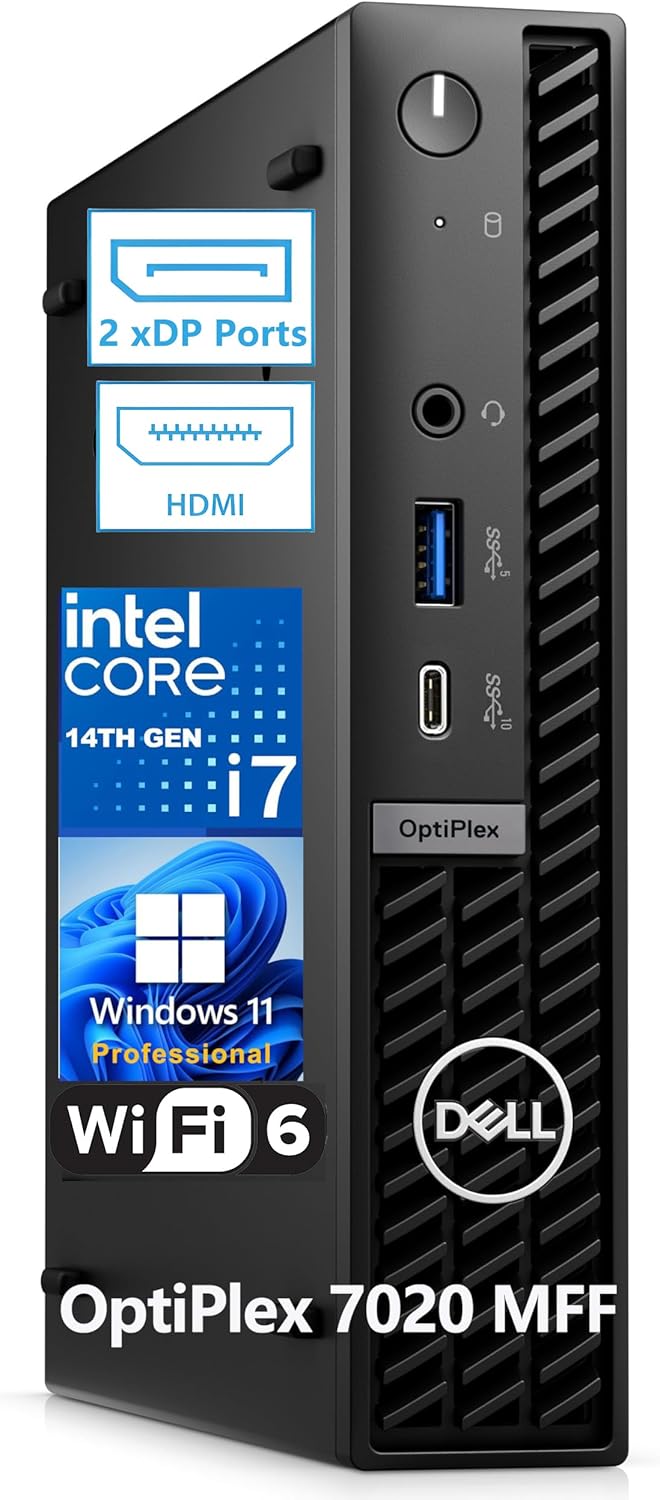 Dell OptiPlex 7020 MFF Mini PC for Business with i7-14700T