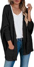 Saodimallsu Chunky Popcorn Cardigan Oversized Boyfriend Cardigan