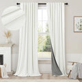120 Inches Extra Long Curtains 2 Panels 100% Blackout - Thermal