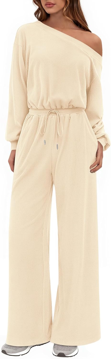 PRETTYGARDEN Long Sleeve Jumpsuit for Women - Stylish Comfort