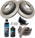Rear Brake Pad & Rotor Kit for 2010-2011 Ford Ranger - Complete Rear
