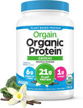 Orgain Organic Vegan Protein Powder + Greens Vanilla Bean - 21g