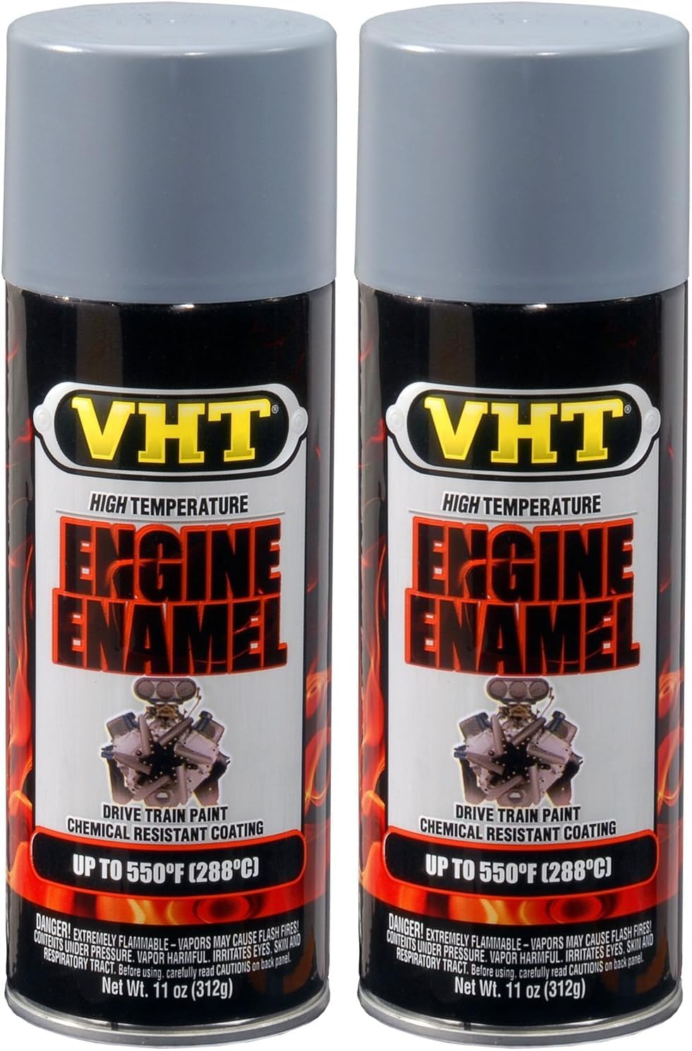 VHT SP148 Engine Enamel Light Gray Primer Can - Durable Finish