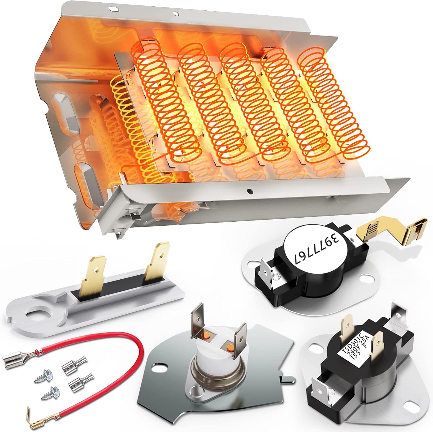 UPGRADED279838 Dryer Heating Element for Whirlpool Kenmore