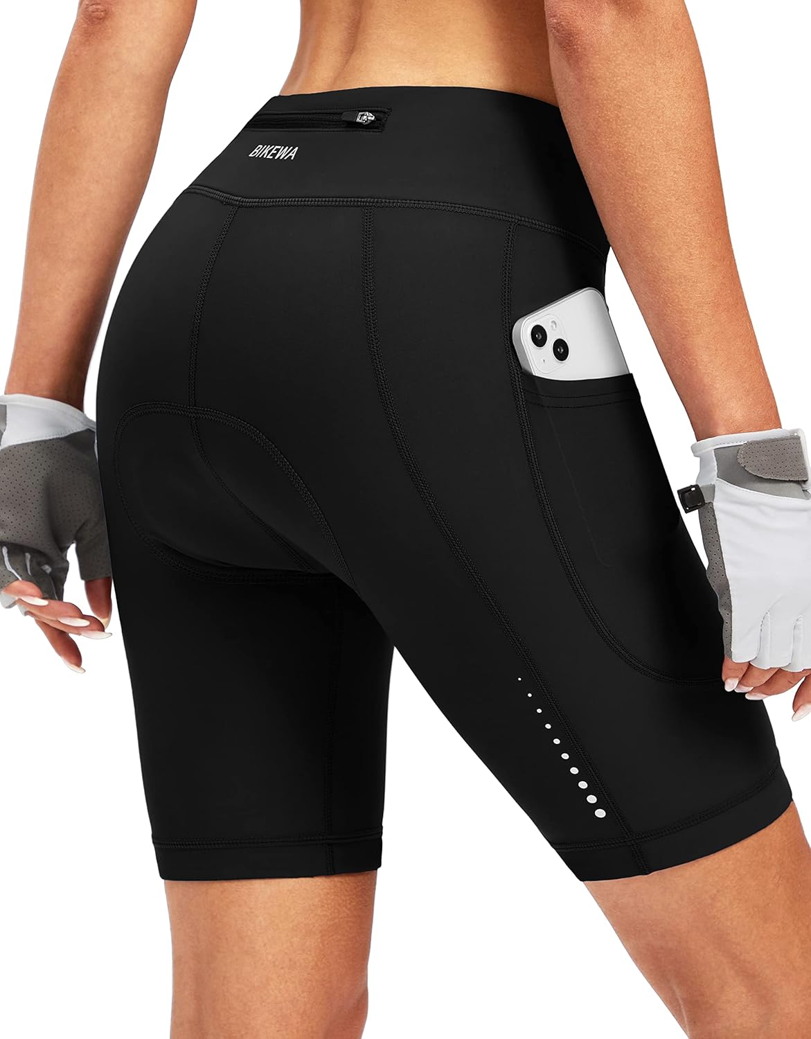 Bikewa Women's 4D Padded Bike Shorts for Comfortable Cycling