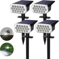 Solar Spot Lights Outdoor Waterproof IP65 - 4 Pack Bright Landscape
