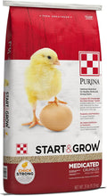 Purina Start & Grow Nutritionally Complete Medicated Chick Feed