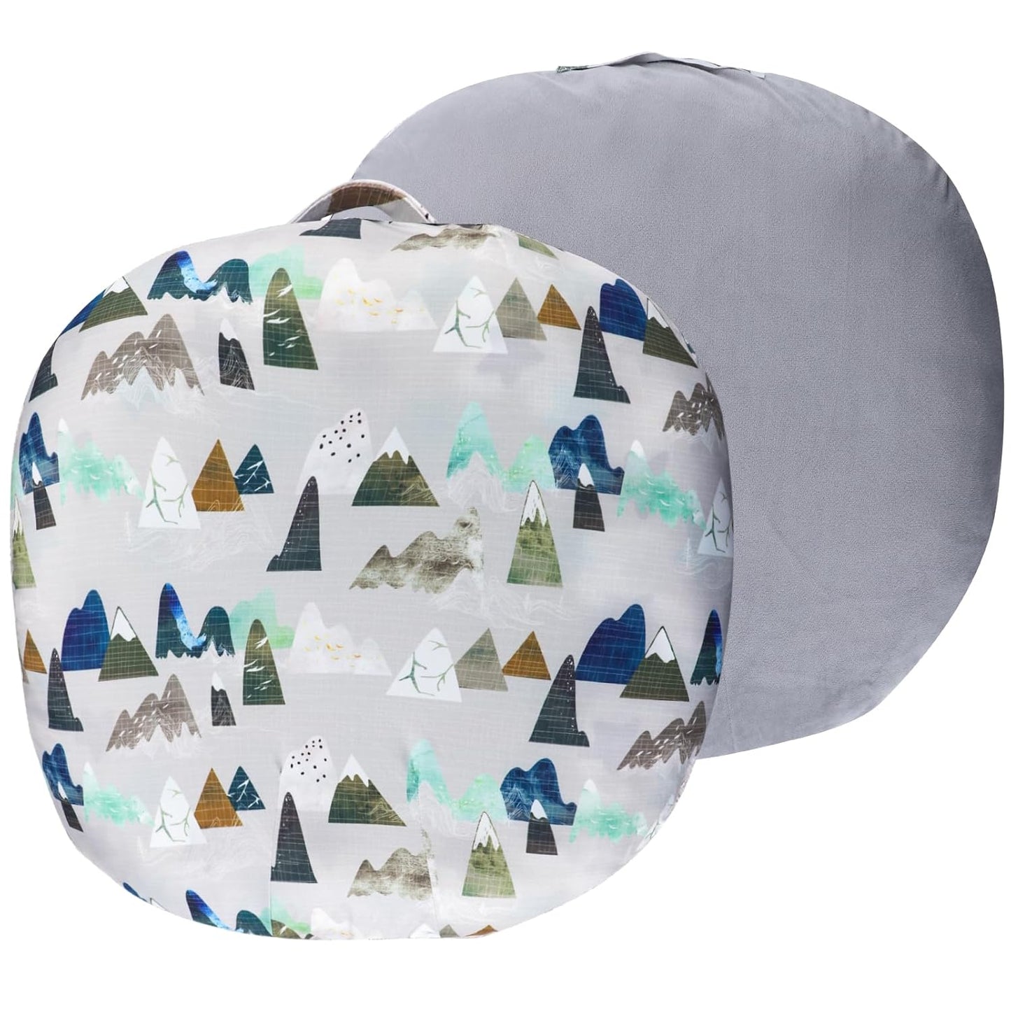 Breathable Baby Lounger Cover: Mountains