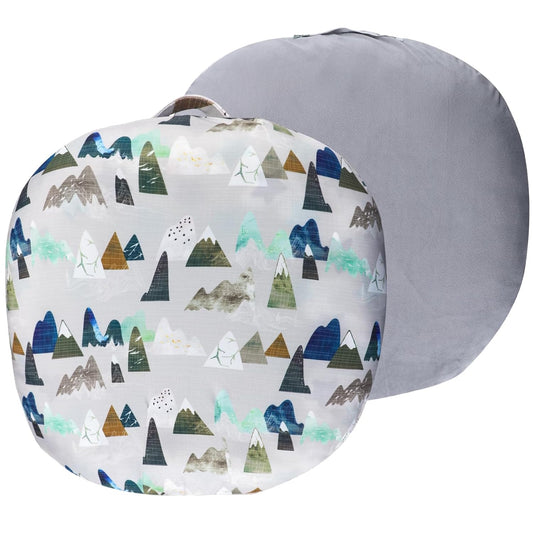 Breathable Baby Lounger Cover: Mountains