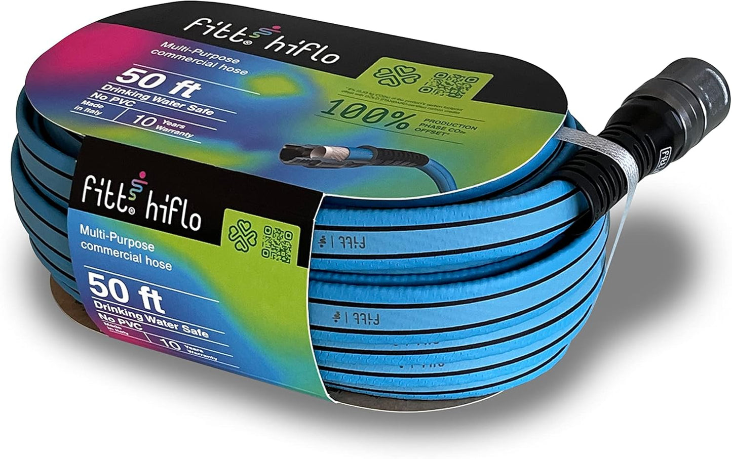 FITT HiFlo Water Hose - Lightweight, Flexible, Kink-Free Design