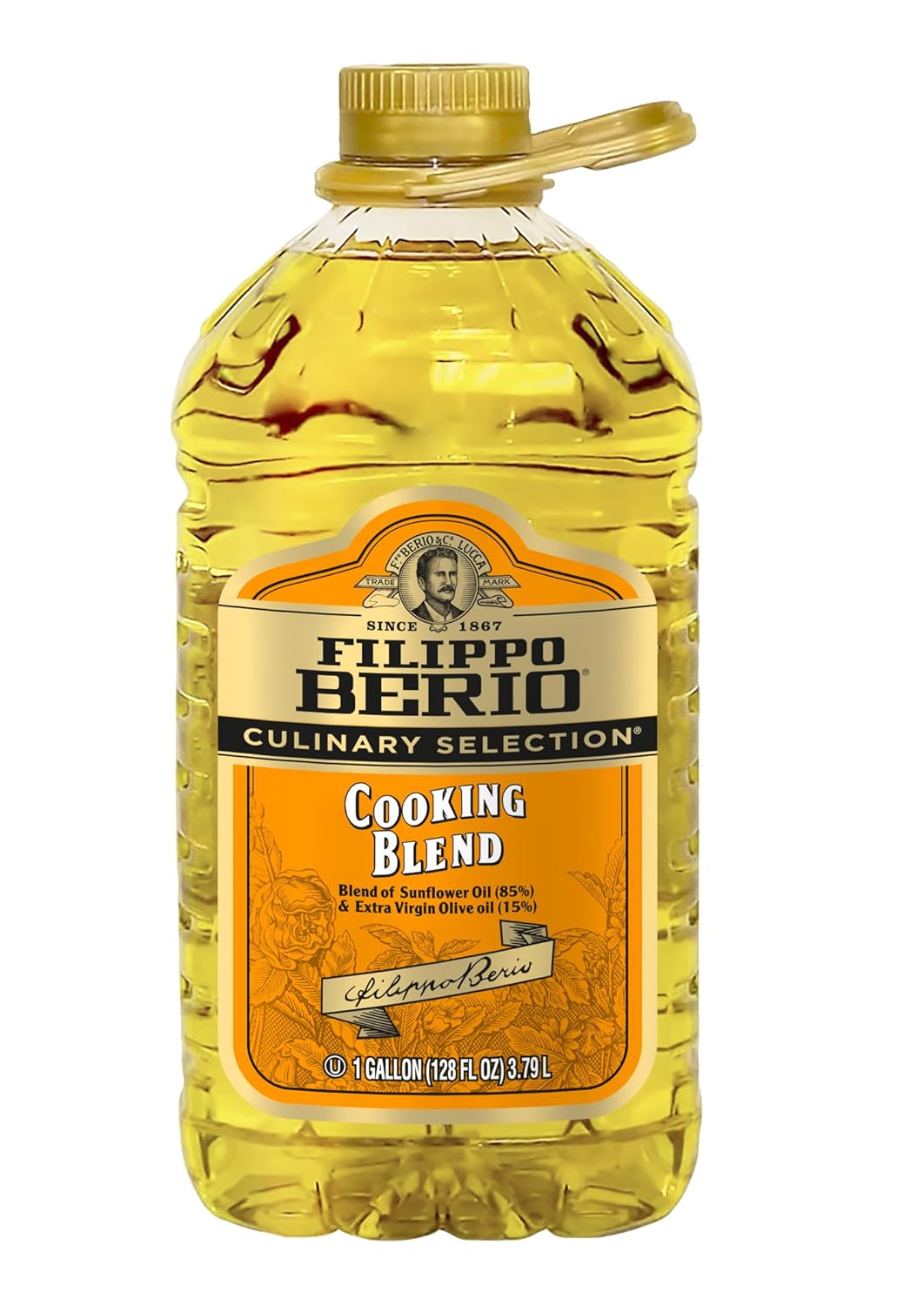 Filippo Berio Culinary Blend - Versatile 1 Gallon Oil for Cooking