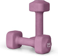 Tone Fitness Neoprene Dumbbell Pair 5-20 lb Options - Anti-Roll