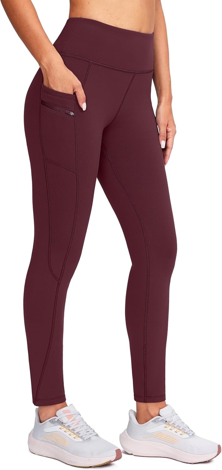 G Gradual Women's Fleece Lined Winter Leggings with Pockets