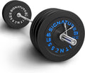 305 LB Olympic Bumper Plates Set with 7-ft Bar - Durable Virgin Rubber