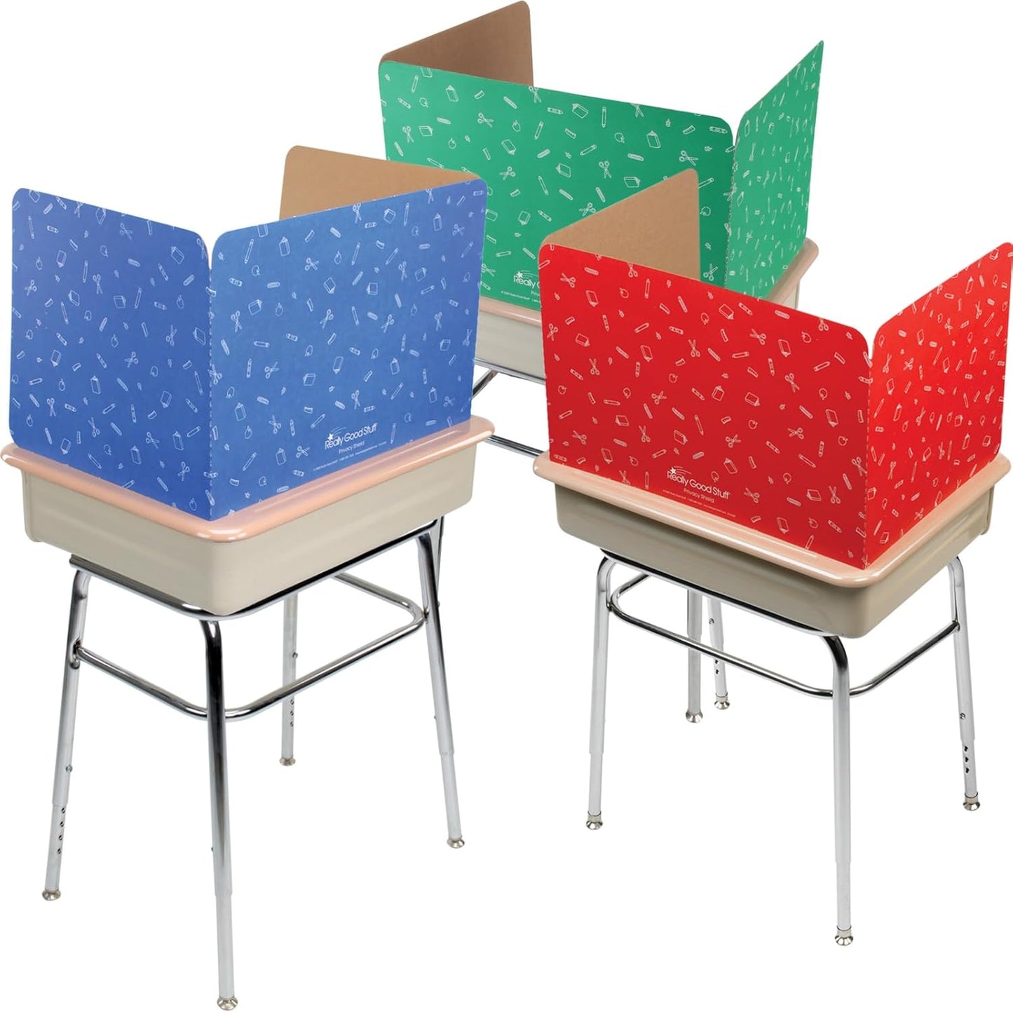 Standard Privacy Shields for Students - Set of 12 Desk Dividers