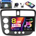 8-Core 4+64G for Honda Civic Radio 2001-2005 - Android 15 Upgrade