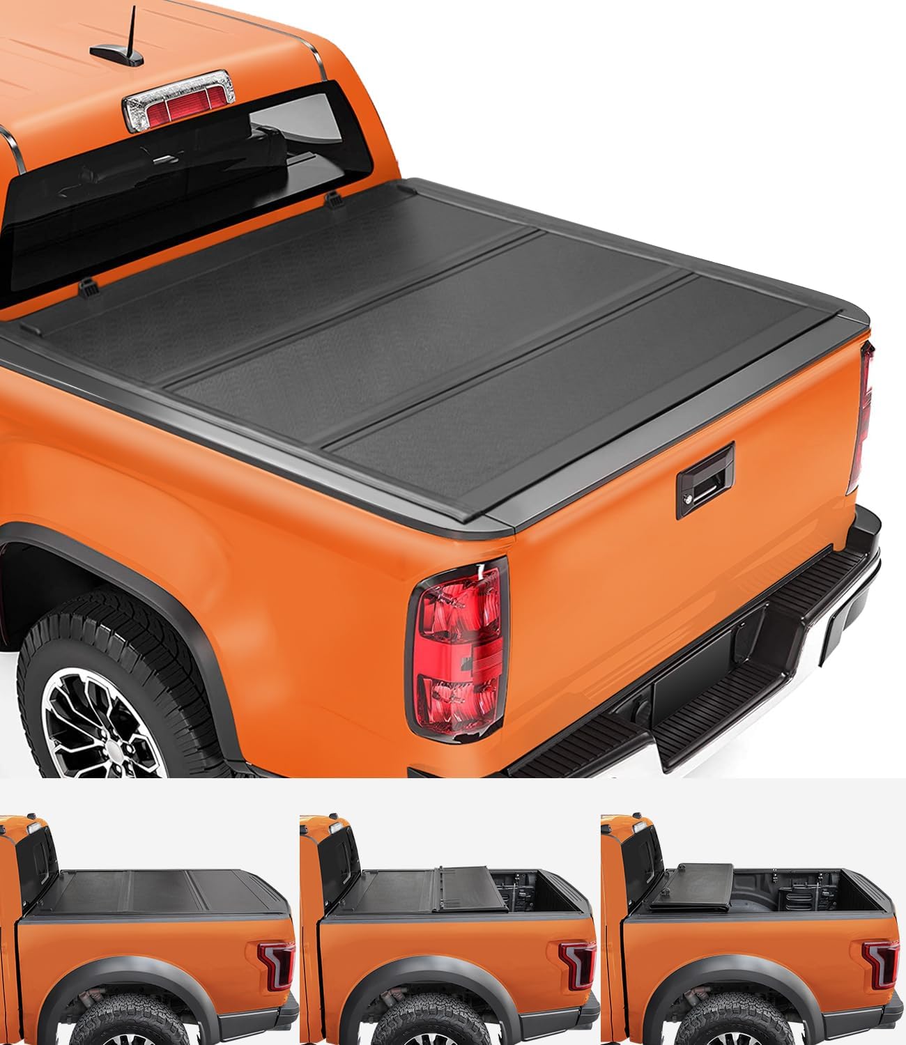 TIPTOP Low Profile Hard Folding Tonneau Cover for 2015-2025 Trucks
