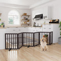 Semiocthome Bamboo Dog Gate 6-Panel Extra Wide - Freestanding