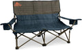 Kelty Low Loveseat Oversized 2-Person Folding Camp Chair - Low Base