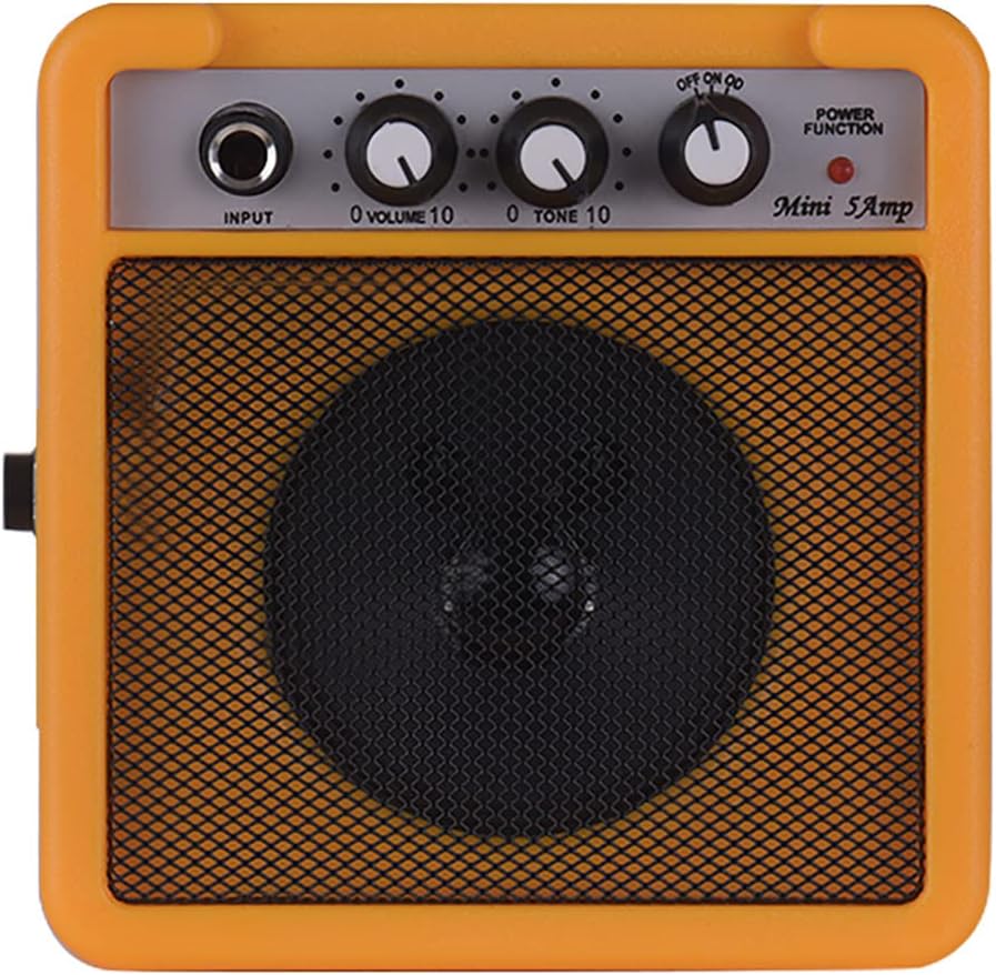 Portable 5W Mini Guitar Amp - Volume & Tone Control