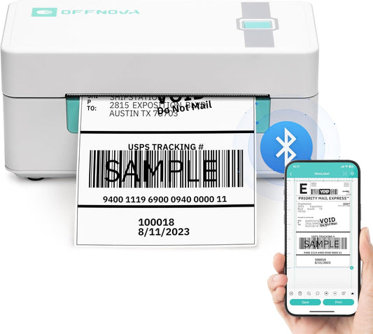 OFFNOVA Bluetooth Label Printer - Ship Anywhere!