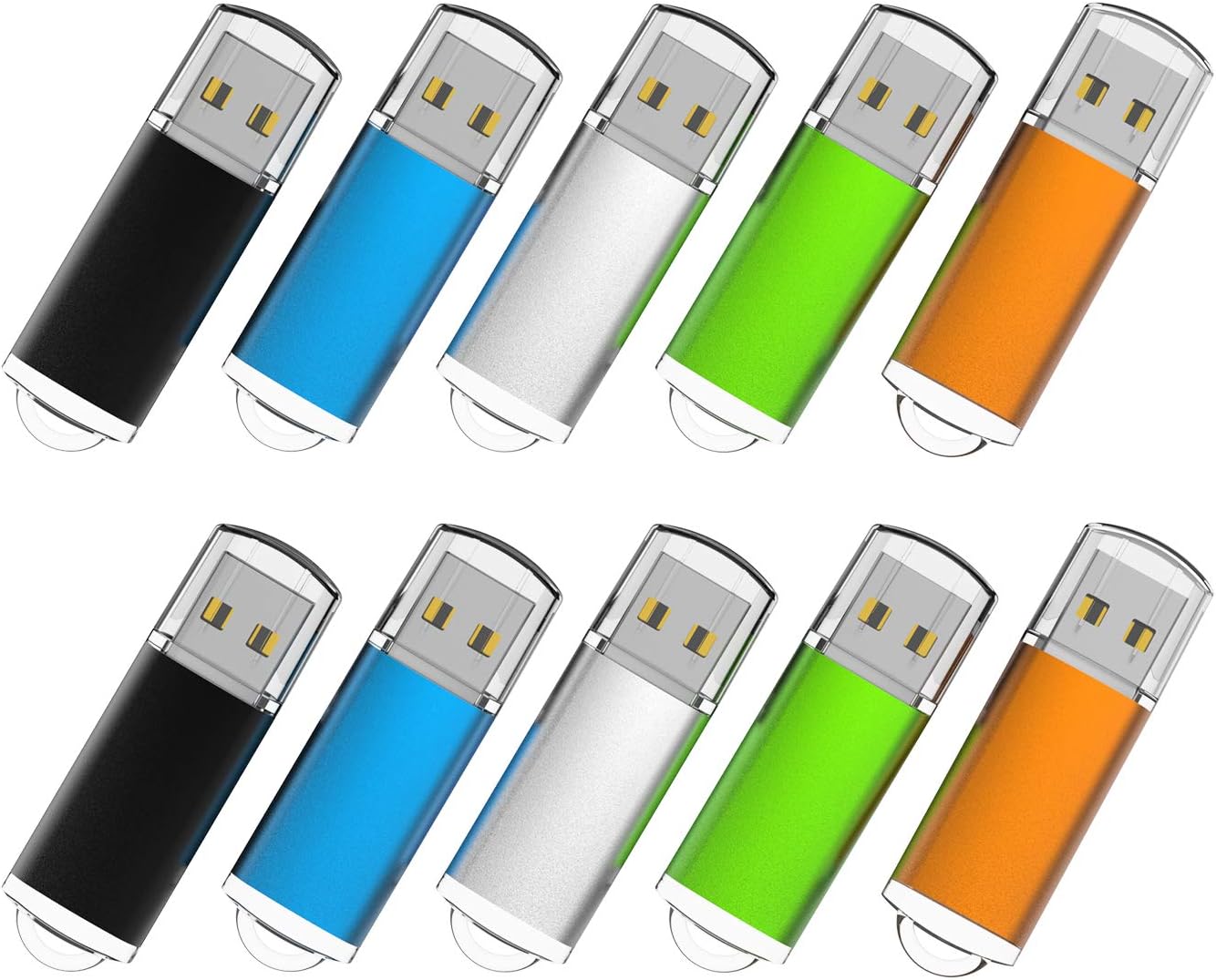 RAOYI 10 Pack 64GB USB Flash Drives for Fast Data Transfer