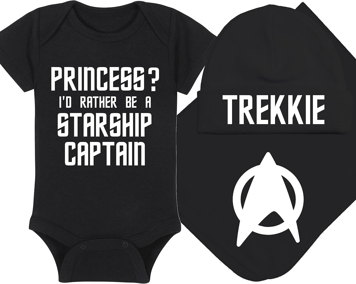 Princess? I'd Rather Be A Starship Captain Baby Gift Set