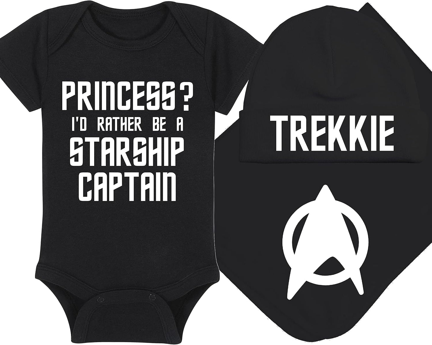 Princess? I'd Rather Be A Starship Captain Baby Gift Set