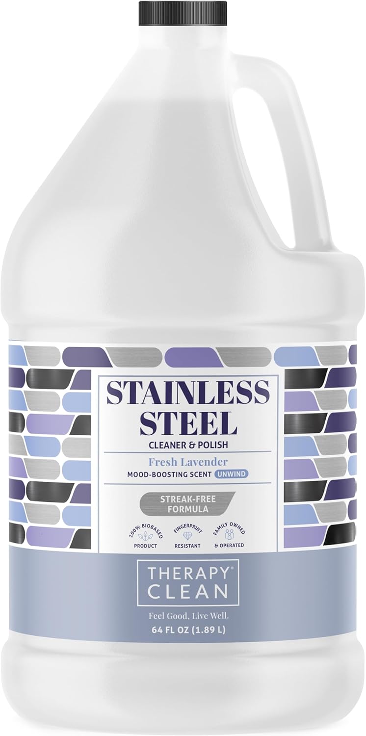 Therapy Stainless Steel Cleaner Refill - 64 oz. Streak-Free Shine