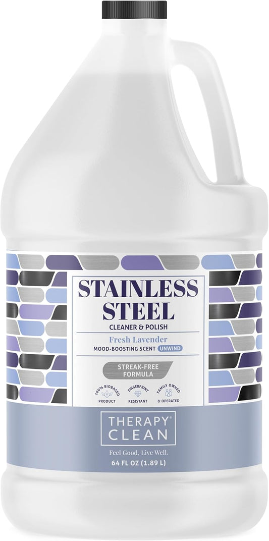 Therapy Stainless Steel Cleaner Refill - 64 oz. Streak-Free Shine