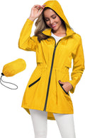 Avoogue Women's Long Raincoat with Hood - Lightweight (Style SSJM)