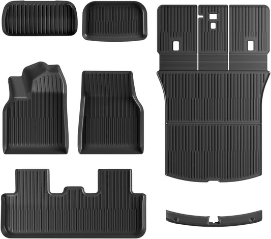 2025 2026 Tesla Model Y Juniper Floor Mats for Full Coverage