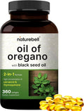 NatureBell Oregano Oil with Black Seed Oil 360 Softgels - Immune