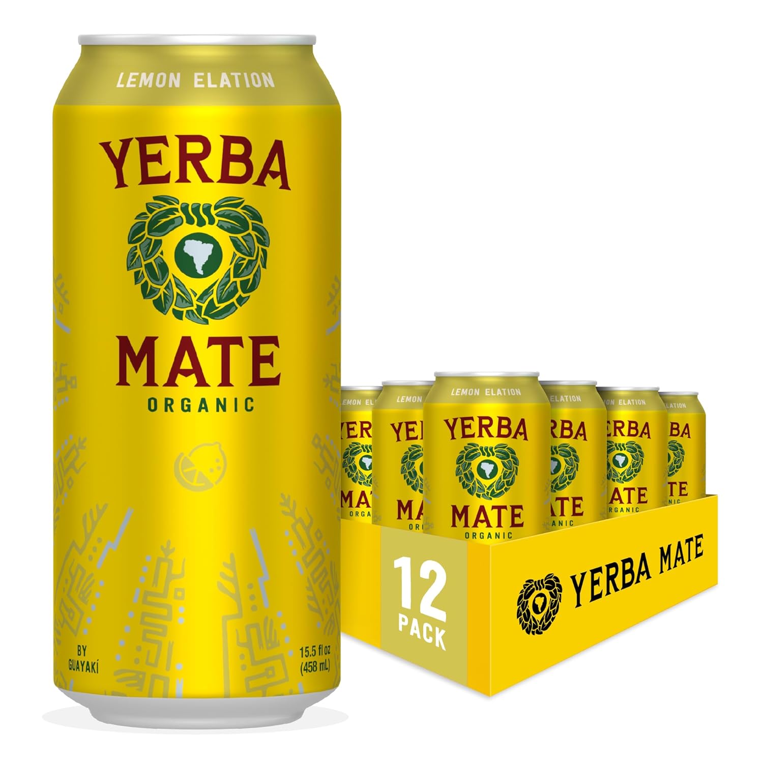 Yerba Madre Organic Yerba Mate Lemon Elation Energy Drink