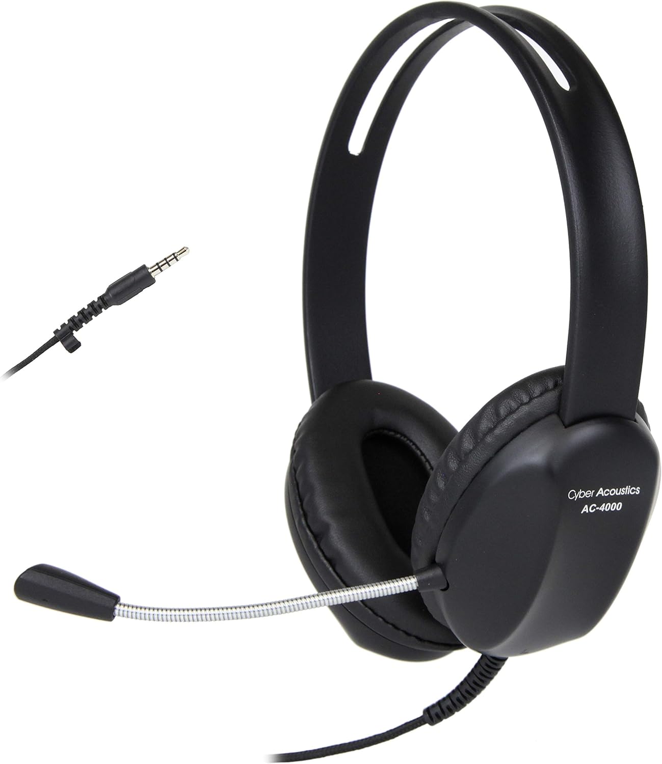 Cyber Acoustics 3.5mm Stereo Headset with Noise Cancelling Mic