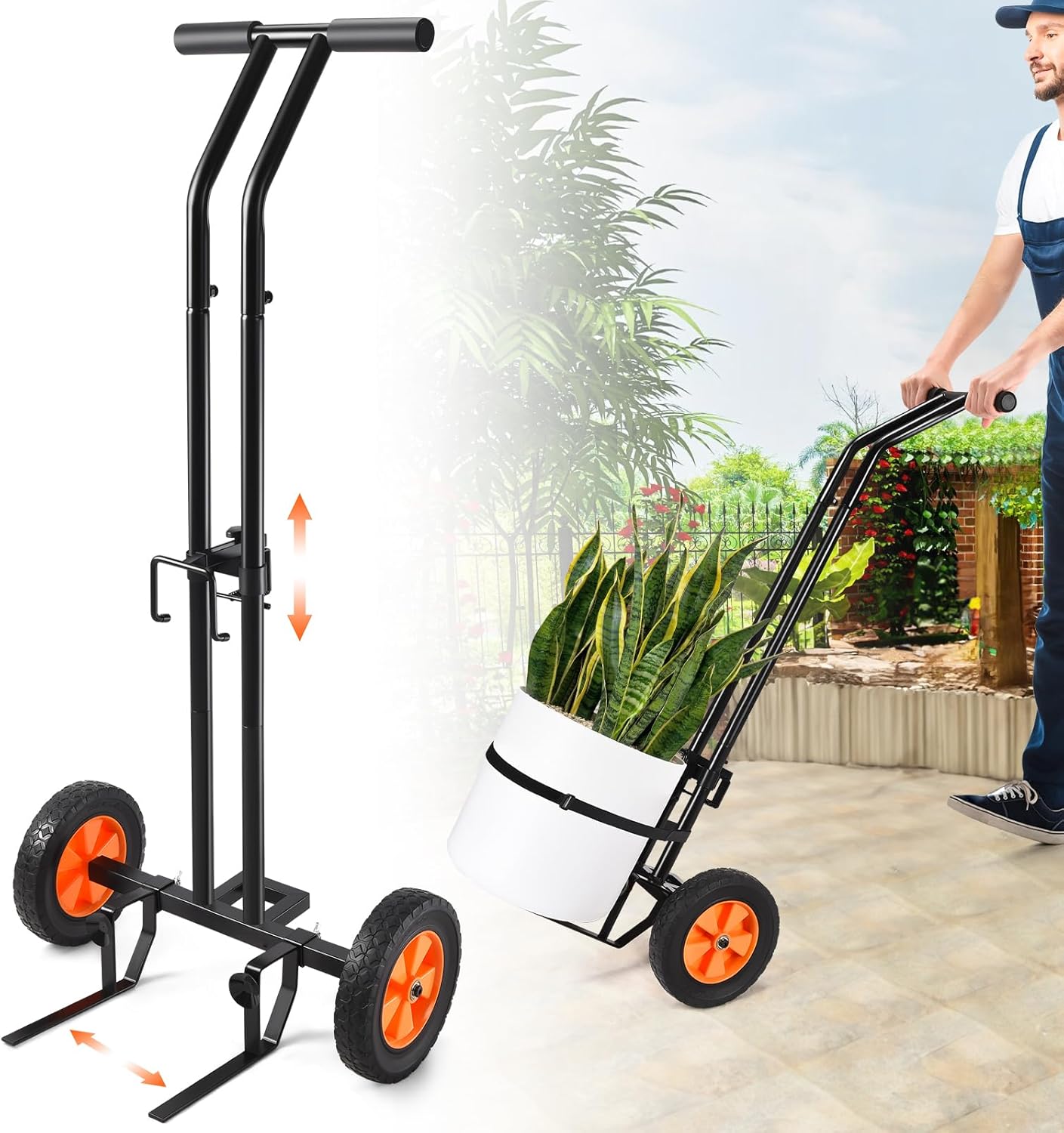 Heavy Duty Plant Caddy with Wheels for Easy Plant Movement