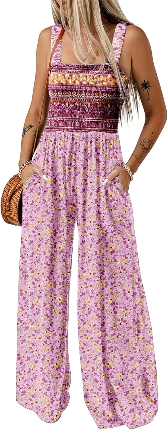 Dokotoo Women's Casual Loose Overalls Jumpsuits for Summer Fun