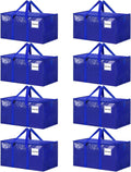 Extra Large Heavy Duty Moving Bags 8 Pack - Sturdy Storage Solution