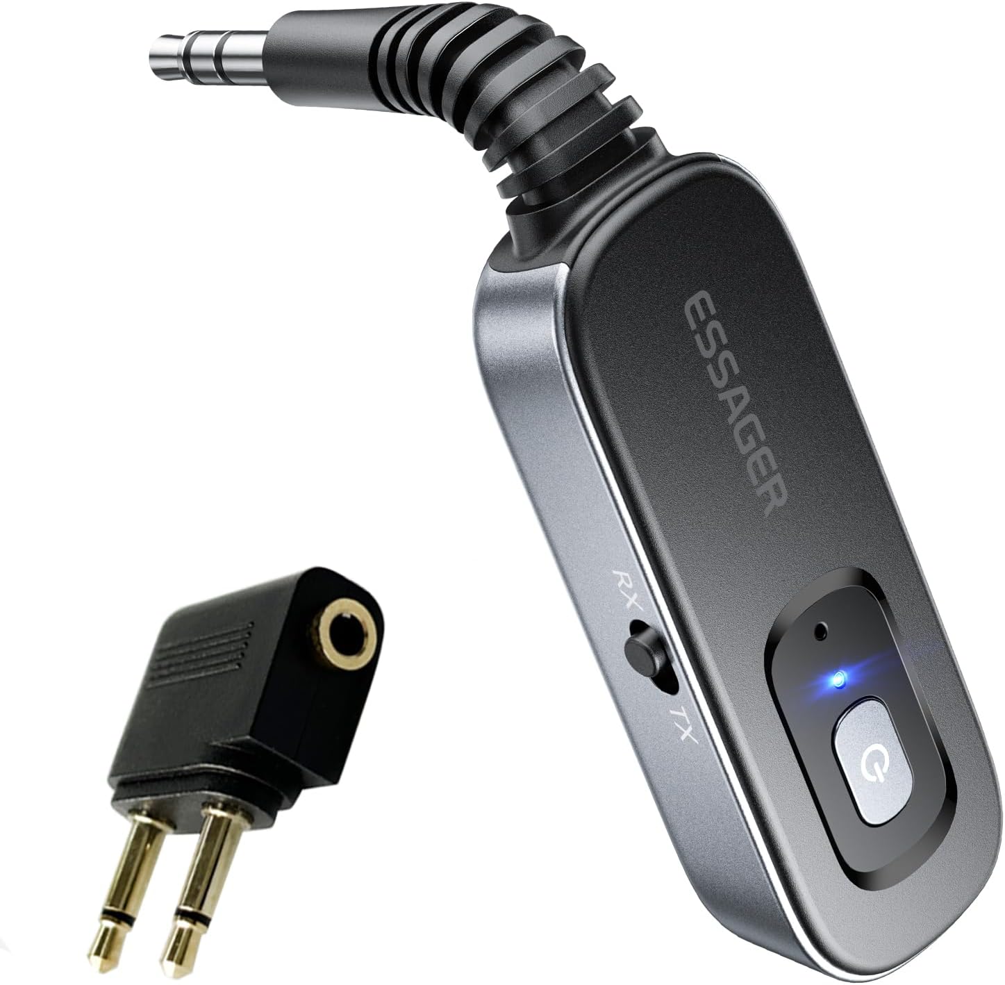 ESSAGER Bluetooth Receiver: Noise Cancelling Car Adapter