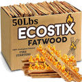 Eco-Stix Fatwood Fire Starter Kindling Sticks - Natural Resin 50LB