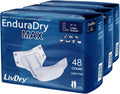 EnduraDry Max Adult Diapers with Tabs - Up to 12-Hour Protection
