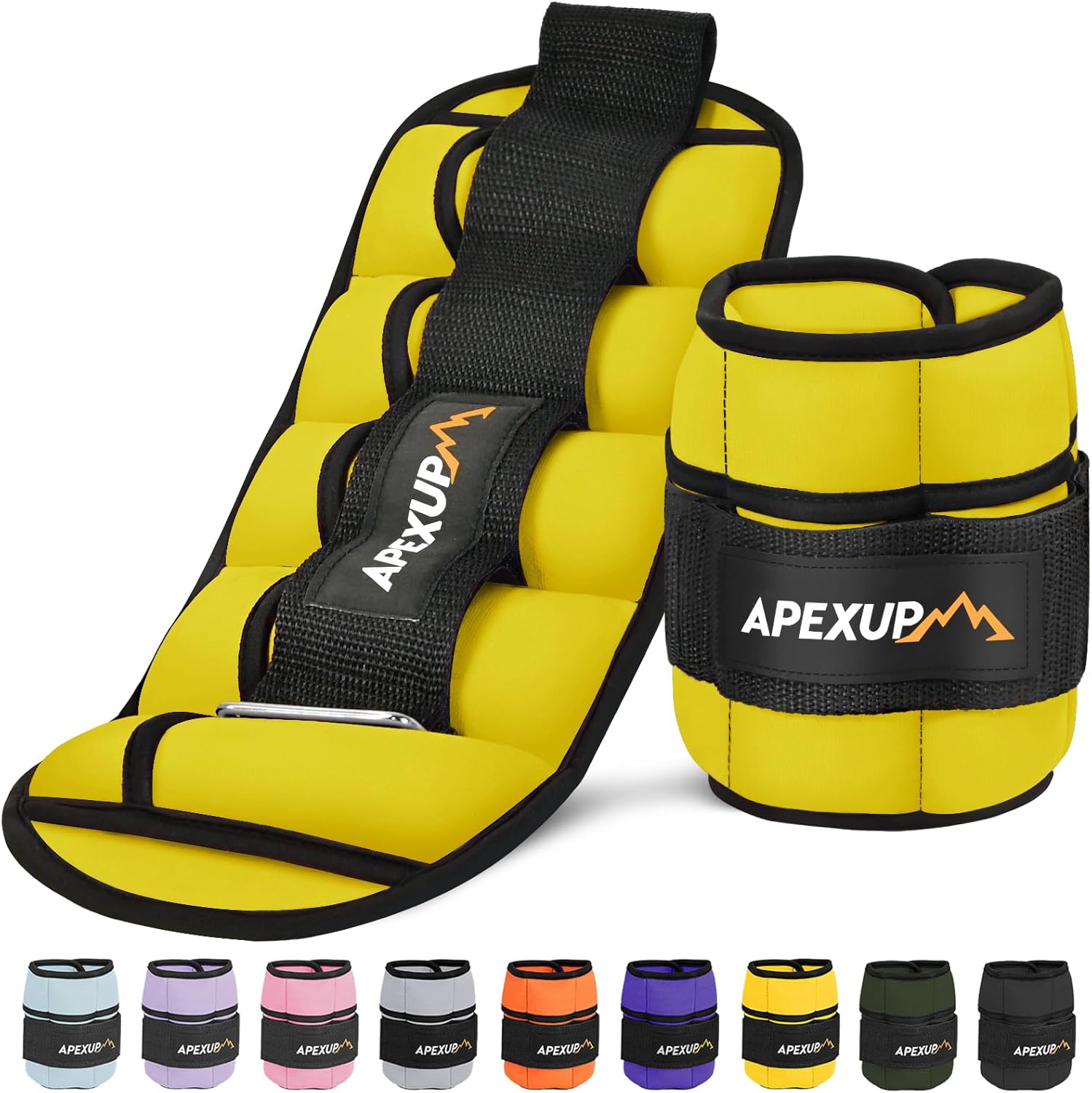 APEXUP Adjustable Ankle Weights for Effective Workouts and Fitness
