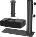 Flag Pole Tire Mount Heavy Duty Tire-Mounted Flagpole Stand - Stable