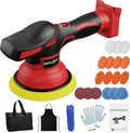 Cordless Buffer Polisher Kit for MILWAUKEE 18V Li-ion Battery - 6in