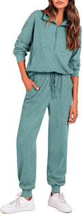 PRETTYGARDEN Women's Fall 2 Piece Lounge Set - Cozy (Style Q4BP)