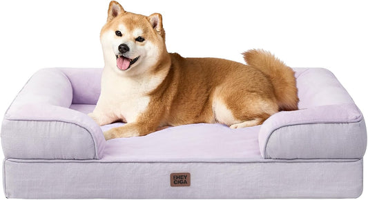 Orthopedic Dog Bed with Waterproof Memory Foam for Large Dogs