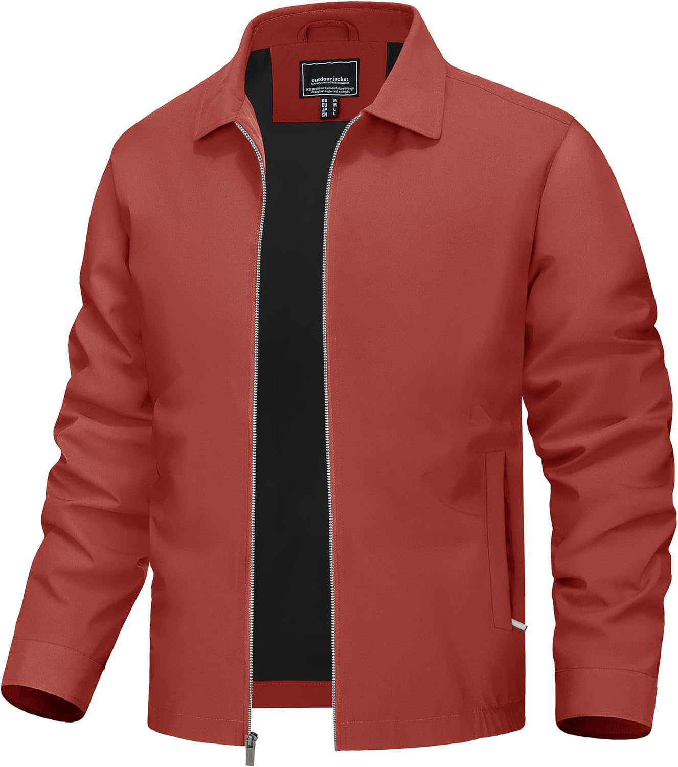 TACVASEN Mens Lightweight Windbreaker Full Zip Jacket for All